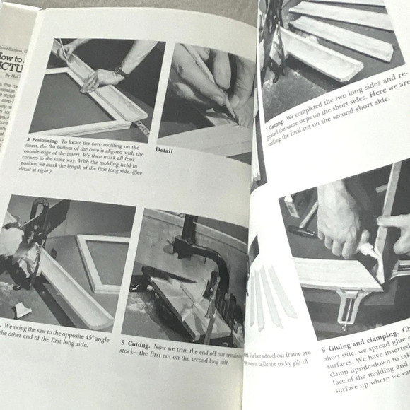 Vintage How To Make Your Own Picture Frames Hardcover Book - Picture 9 of 14